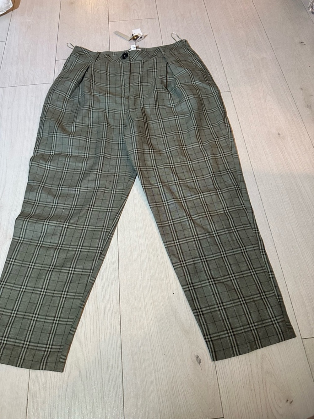 New Topshop Plaid Casual pants